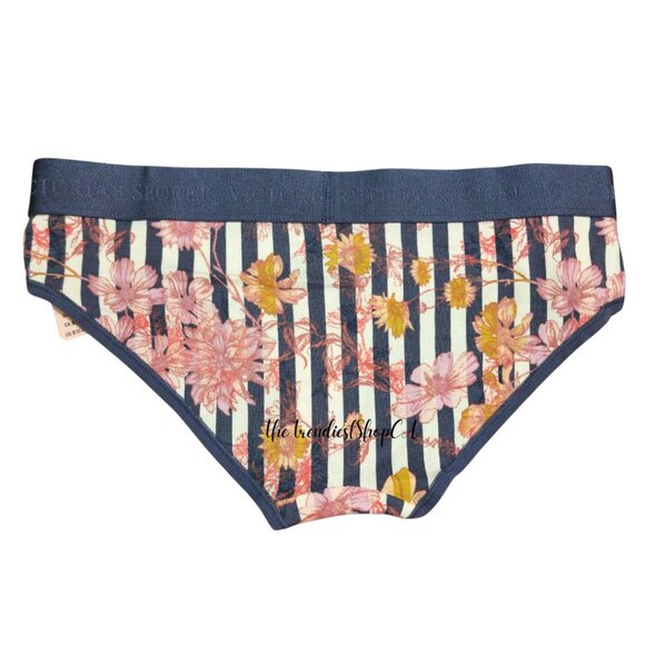(BNWT) Victoria's Secret - Blue Floral Panty - Picture 2 of 4